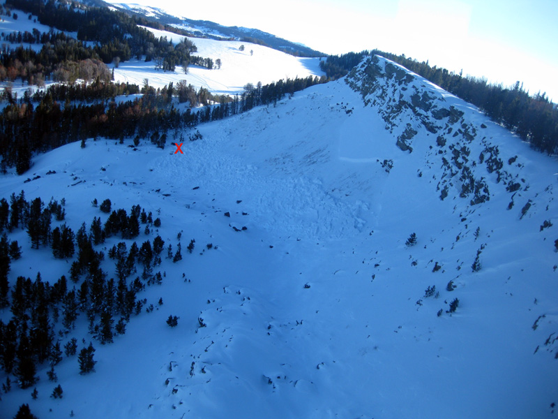 Gravelly Range Avalanche From Air-1 Gravelly Range Avalanche From Air-1